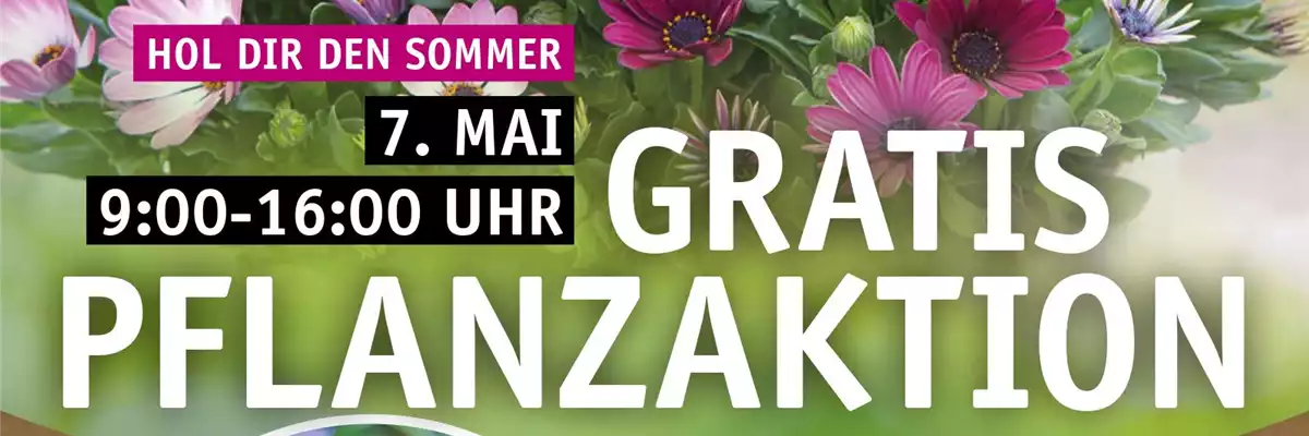 Anzeige Pflanzaktion