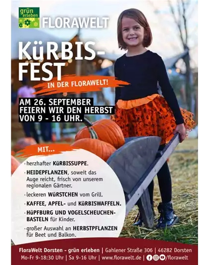 Kürbisfest 26. September